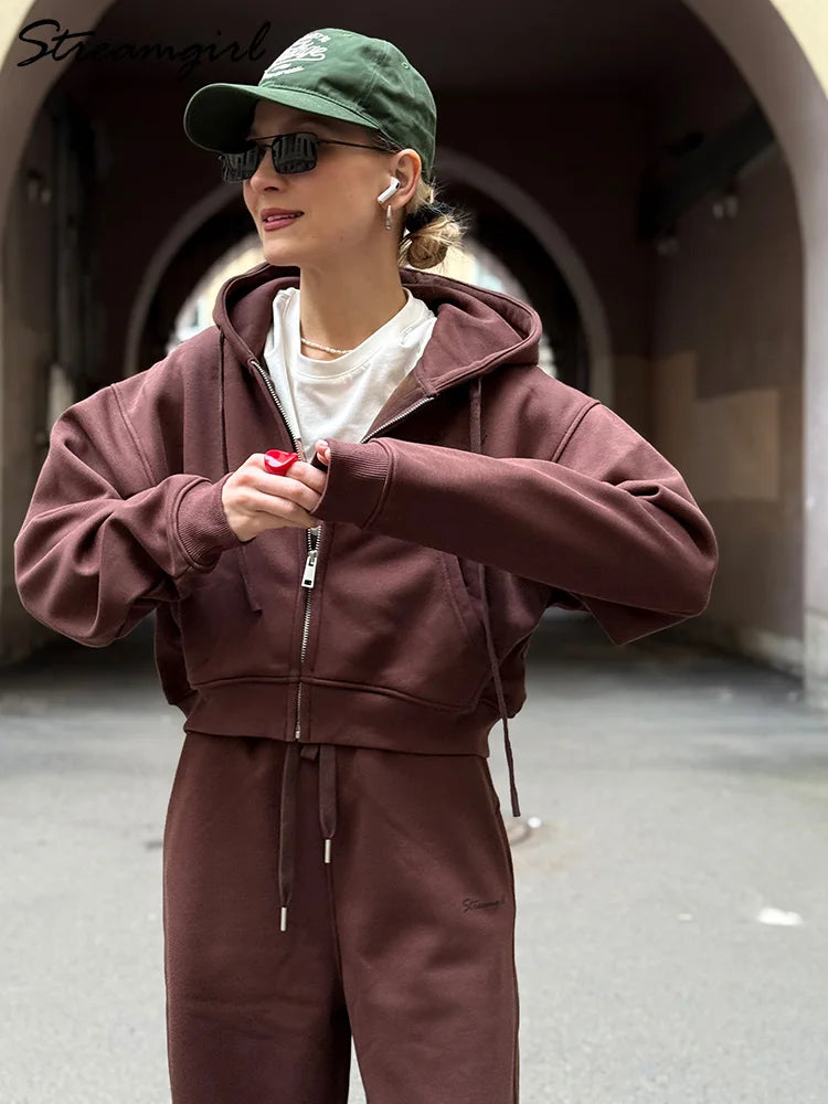 Ensemble Velours Cozy - porté