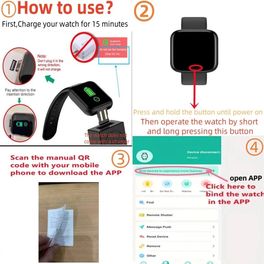 Bracelet FitPro+ - écran